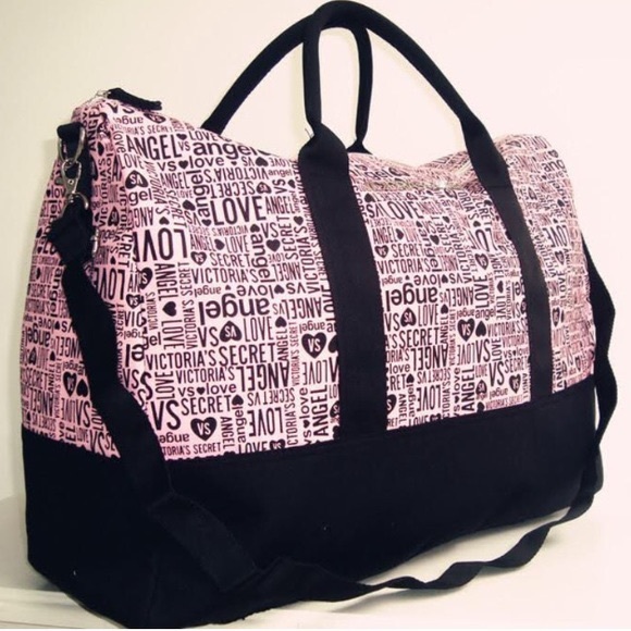Victoria secret duffle bag size Clearance